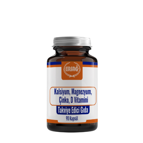 KALSİYUM, MAGNEZYUM, ÇİNKO, D VİTAMİNİ