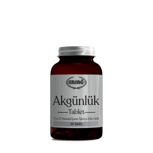 AKGÜNLÜK TABLET C VE D İÇEREN TAKVİYE EDİCİ GIDA