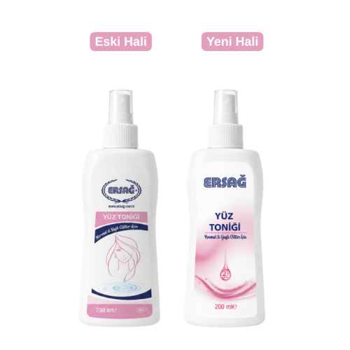 YÜZ TONİĞİ ( NORMAL YAĞLI CİLTLER ) 200 ML (YENİ TASARIM)