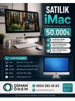 İMac 3,8 GHz 8 çekirdekli İntel Core İ7 8GB Bellek 2020 model
