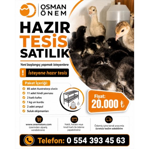 YENİ BAŞLANGIÇ YAPMAK İSTEYENE HAZIR TESİS